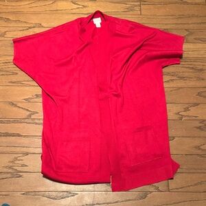 Chico's Vibrant Red Cardigan
